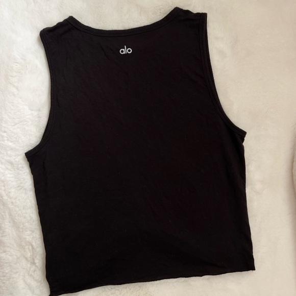 Alo Yoga Cover Tank Black Size small - Picture 5 of 7